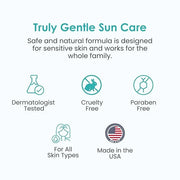 TruKid Easy On Mineral Sunscreen SPF 50 - Kids & Baby Sunscreen for Face & Body, Sunblock Protection for Sensitive Skin, U...