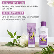 Lavender Vanilla Blush Bath & Body Kit, 3 Fl Oz, Ideal Skincare Gift Home Spa Set, Includes Body Lotion, Shower Gel, Body ...