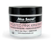 Mia Secret - Frosted Pink Acrylic Powder 2oz & 1oz - Pick Yours - New Item! (2oz) - Product Image