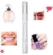 3 Pack 3 ml Transparent Twist Pens Empty Nail Oil Pen with Brush Tip, Cosmetic Lip Gloss Container Applicators Eyelash Gro...