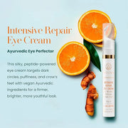 Hylunia Intensive Repair Eye Cream – Hydrating & Firming with Peptides, Vitamin C & Hyaluronic Acid – Reduces Dark Circles...
