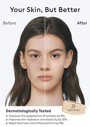 MISSHA M PERFECT COVER SERUM BB CREAM No.21 Light Beige - Light with Cool Undertone, Skin Tint, Tinted Moisturizer, Skin C...