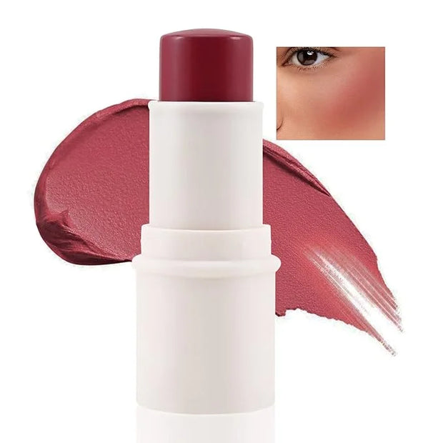 Boobeen Cream Blush stick, Multi Face Blush for Cheek, Lip and Eye, Pigmented Matte Finish for Natural Flush Color, Builda...