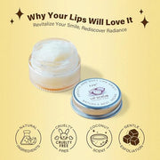 Coconut Lip Scrub - Gentle Exfoliation Polish