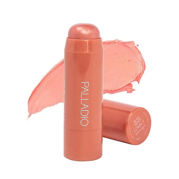 Palladio I'm Blushing 2-in-1 Cheek and Lip Tint, Buildable Lightweight Cream Blush, Sheer Multi Stick Hydrating formula, A...