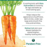 40 Carrots Carrot & Cucumber Eye Gel with Retinol for All Skin Types - Smooths Fine Lines & Reduces Wrinkles, Crow's Feet,...