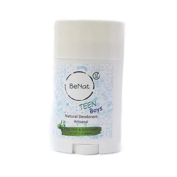 All Natural Deodorant For Teen Boys 100% Natural Aluminum-Free Carcinogen Free Kids Deodorant For Boys Clinically Proven T...