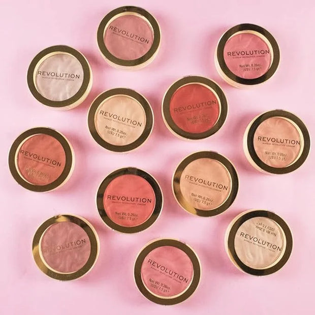 Revolution, Blusher Reloaded, Pressed Powder Face Blusher, Highly Pigmented & Long Lasting Formula, Pink Lady, 0.26 oz - P...