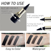 Kaely 2Pcs Black Brown Gel Eyeliner Pencil, Natural Black Eyeliner Cream for Waterline, Crayon Eye Liner Waterproof Smudge...