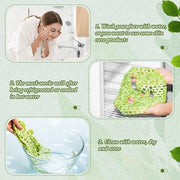 Jade Facial Mask, Jade Sleep Natural Stone Green Facial Cooling Mask, Beauty Skincare Massage Tools for Alleviate Puffines...