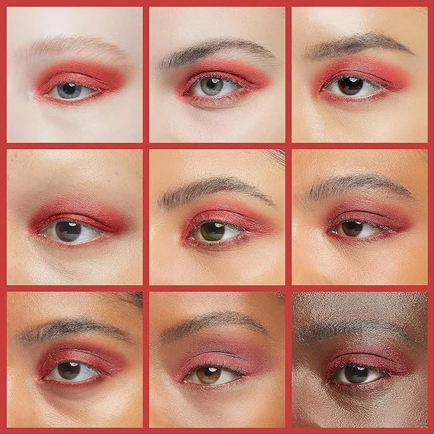 IS'MINE Single Eyeshadow Powder Palette, Matte Red, High Pigment, Longwear Eye Makeup for Day & Night - Product Image