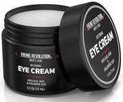 Viking Revolution Men's Eye Cream - Natural Anti-Aging, Dark Circle Treatment, Reduces Puffiness & Crowsfeet - 6ml - Produ...
