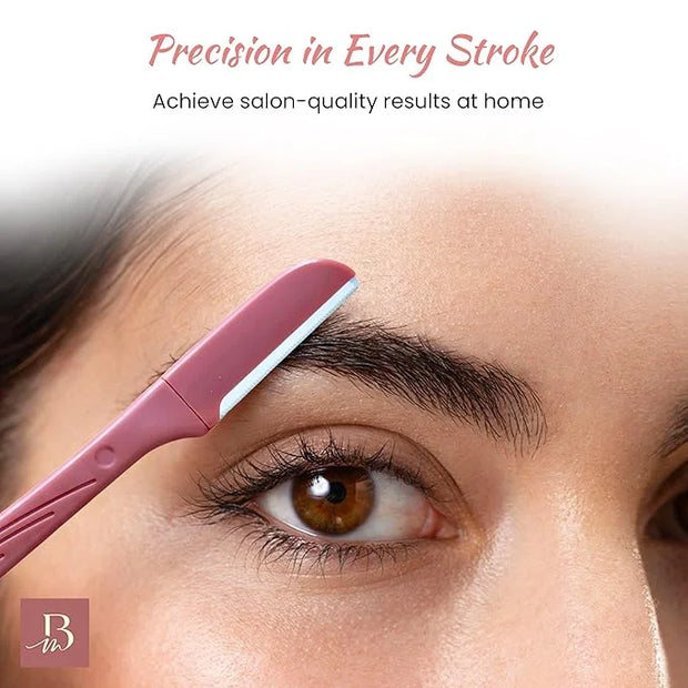 Premium Women Touch-up Dermaplaning Tool with precision cover, Eyebrow Razor, Face Razors for Women, Facial Razor, Dermapl...