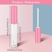 30 Piece Lip Gloss Tube 10 ml Empty Refillable Lip Balm Bottle Clear Plastic Gloss Container Reusable Lipstick Bottle with...