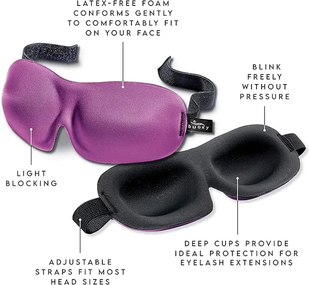 Bucky 40 Blinks No Pressure Eye Mask for Travel & Sleep - Product Image