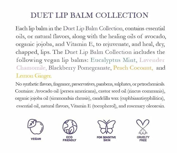 ALIDA PURE Duet Lip Balm Collection,