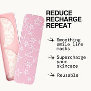 Pacifica Beauty Reusable Smile Line Mask, Skincare, Silicone Mask, For Fine Lines and Wrinkles, Lift and Firm, Pair with S...
