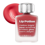 Lip Potion Aqua Glow No.3 Sugar Rose | Hydrating, Non-Sticky Gloss with Sheer Radiance | 0.3 Oz - Product Image