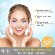 Untilmate Refresh Under Eye Mask Bundle - 24K Gold + Hyaluronic Acid 30 Mask Pairs High Collagen Skincare Brightening Ligh...