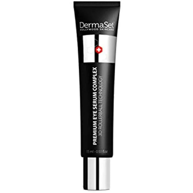 DermaSet Eye Serum with Caffeine and Vitamin C to Improve Fine Line and Dark Circles | 0.51 Fl Oz (Pack of 1) - Product Image