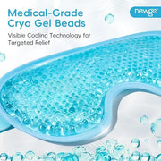 NEWGO Cooling Eye Mask for Puffy Eyes, Cold Eye Mask Eye Ice Pack for After Eyes Surgery, Tension Stress Relief, Itchy Eye...