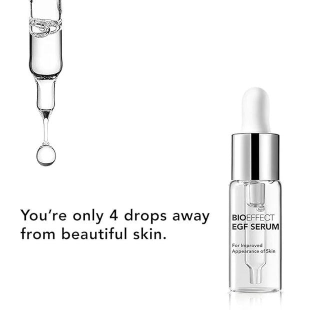 BIOEFFECT EGF Serum with Hyaluronic Acid and Barley Growth Factor, Best Rejuvenating Facial Treatment Fights Wrinkles, Hyd...