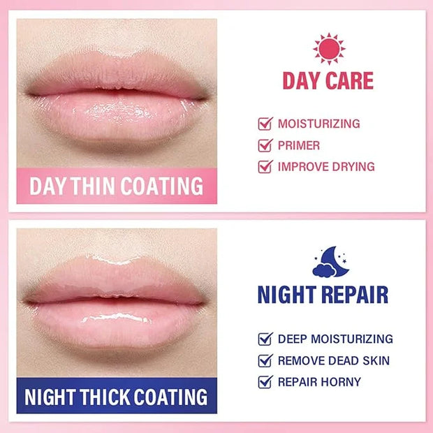 2PCS Lip Sleeping Mask, Lip Mask Grapefruit)