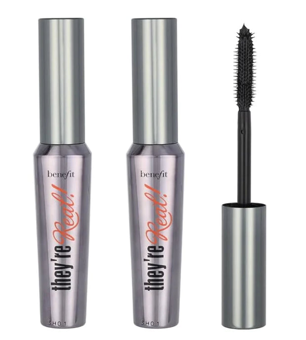 Benefit Cosmetics They're Real Beyond Mascara Duo Set Black, 0.3 Ounce (Pack of 2) - Product Image