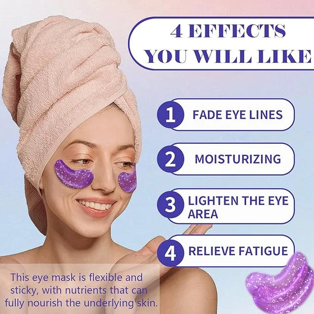 Miniling 28 Pairs Eye Masks, Reduce Wrinkles Under Eye Patches for Puffy Eyes, Dark Circles, Eye Bags, Natural Collagen Ey...