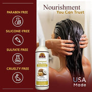 OKAY Coconut&Shea Butter Shampoo Helps Fortify,Strengthen,and Revitalize Hair Sulfate,Silicone,Paraben Free For All Hair T...