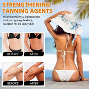 Luxury Intensive Tanning Gel,Natural Tanning Accelerator Cream,Beauty Brown Tanning Gel, Dark Tanning Gel Celyn Tanning Cr...