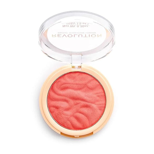 Revolution, Blusher Reloaded, Pressed Powder Face Blusher, Highly Pigmented & Long-Lasting Formula, Coral Dream, 0.26 oz -...