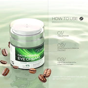Eye Cream for Dark Circles: Caffeine Eye Cream with Hyaluronic Acid Vitamin E collagen For anti-aging dark circles eye bag...