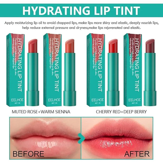 2 Colors Hydrating Lip Gloss,Lip Plumper Gloss,Moisturizing Glossy Transparent Lip Tint Care Lip Chapped Dead Skin Natural...