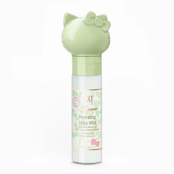 Pixi Beauty + Hello Kitty Milky Mist 2.70 Fl Oz | Hydrating Moisturizer for Dry Skin | Infused with Hyaluronic Acid - Prod...