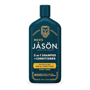 Jason Men's Refreshing 2-in-1 Shampoo and Conditioner, 12 oz - Product Image