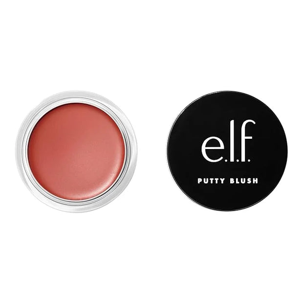 e.l.f. Putty Blush, Creamy & High-Pigment Formula For A Natural Glow, Delivers A Semi-Matte & Powder Finish, Vegan & Cruel...