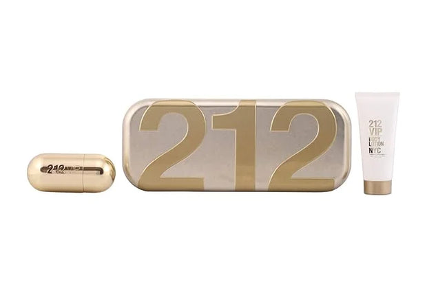 212 VIP Coffret: Eau De Parfum Spray 50ml/1.7oz + Body Lotion 100ml/3.4oz 2pcs - Product Image