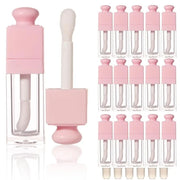 COSIDEA 18PCS Empty 8ML Square clear Lip Gloss Tube Silver big doe foot wand lipgloss tubes for Lip oil tint bottles conta...