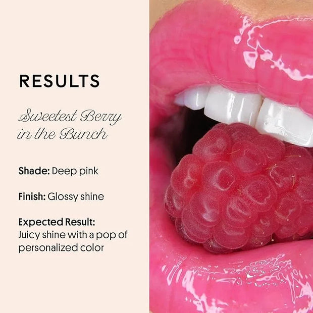 Winky Lux Fruity Gloss pH Lip Stain, Non Sticky Lip Gloss, Tinted Lip Oil, Lip Lacquer, Yummy Fruit Lipgloss, Jojoba Oil f...