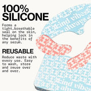 Pacifica Reusable Mask Set – Silicone Undereye & Brow Mask Set for Forehead & Under Eye, Anti-Wrinkle, Firming, Pair with ...