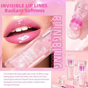 2PCS Color Changing Lip Oil,pink Big Brush Head Long Lasting Moisturizing Smooth Non-Sticky Transparent Plumping Lip Glow ...