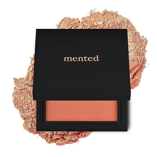 Mented Cosmetics Made in Italy, Cruelty Free Makeup, Vegan, Paraben Free, Shimmer Cheek Blush Palette for Face, Powder Fac...