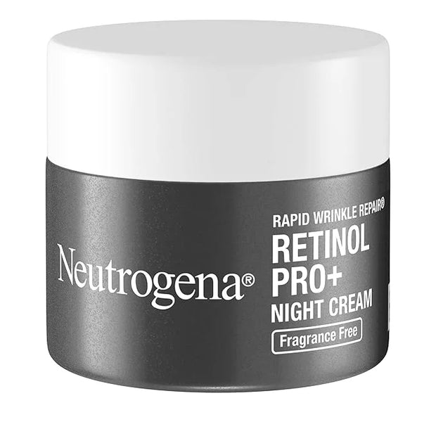 Neutrogena Retinol Pro+ Anti-Wrinkle Night Moisturizer, Rapid Wrinkle Repair, Anti-Aging Face & Neck Cream, Formulated wit...