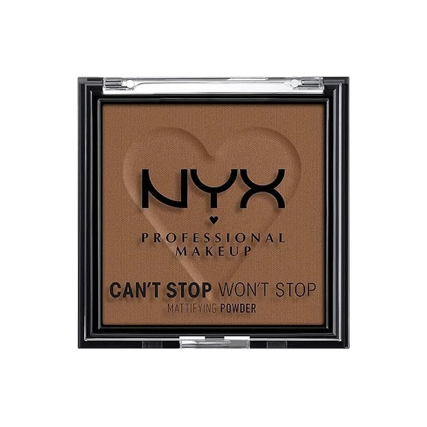 NYX PROFESSIONAL MAKEUP Can't Stop Won't Stop Mattifying Pressed Powder - Deep - Product Image
