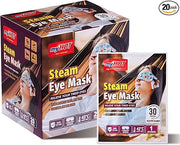 Steam Eye Mask 20 Pack – Warm Compress Eye Cover for Relief for Dry Eyes, Disposable, Sleeping Eye Heater, Spa, Relaxation...