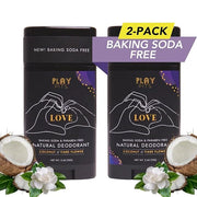 PLAY PITS - 2 Pack - Natural Deodorant - Safe for Men & Women w/Sensitive Skin - Clean, Non-Toxic, & Paraben Free – LOVE S...
