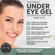 Under Eye Gel Cream – Reduces Dark Circles & Puffiness, Repairs & Moisturizes, Hydrating and Refreshing Formula for Under ...