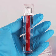 COSIDEA 10PCS Empty 4ML clear Lip Gloss Tubes Wave Square lipgloss Tube with Wand Applicator for Lip oil tint bottles cont...