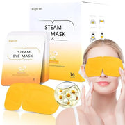 16 Packs Steam Eye Mask, Warm Eye Compress for Dry Eye Sleep Mask, Heated Eye Masks Relaxing Gifts for Women Moist Heat fo...